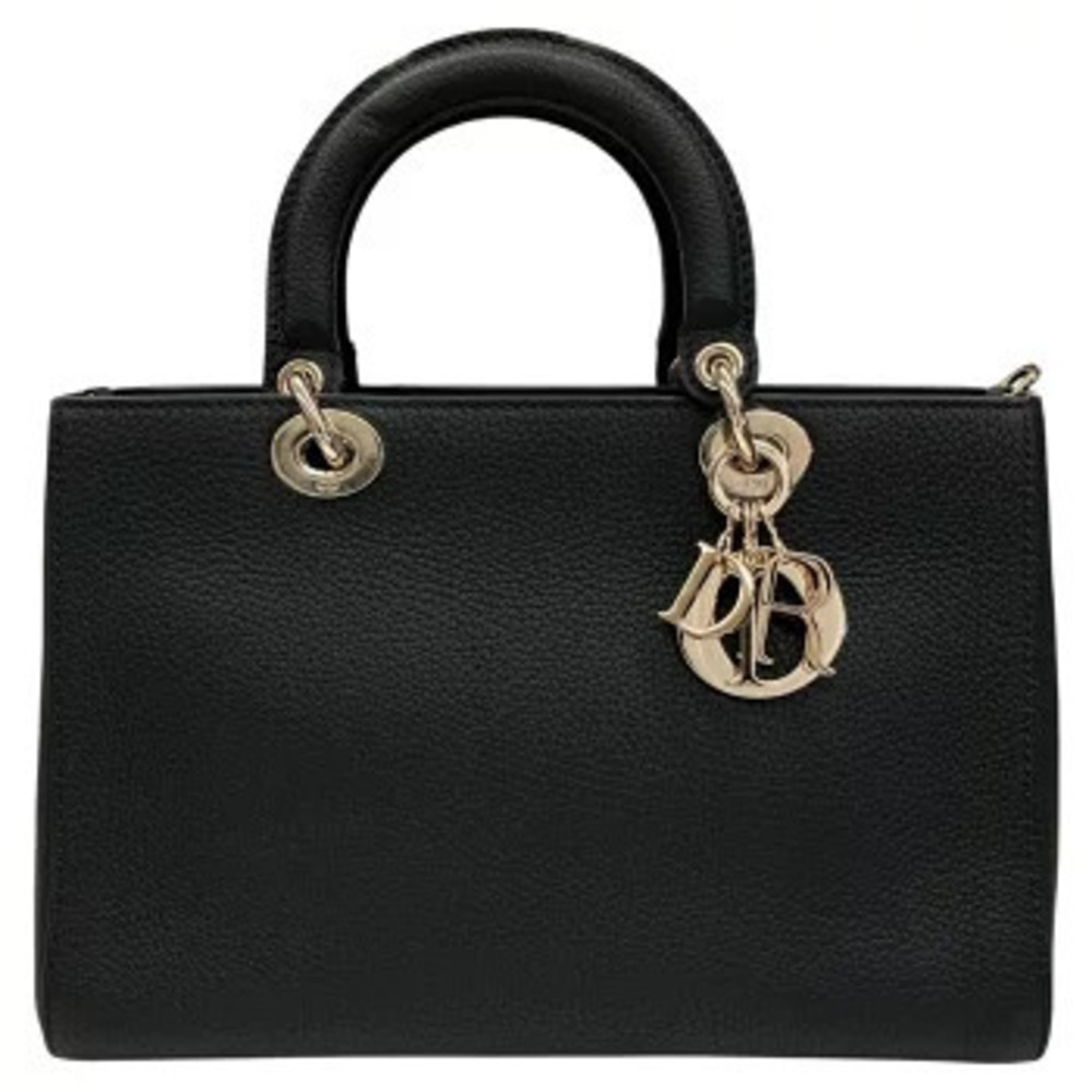 Christian Dior Lady D Sire 2way Shoulder Bag Black